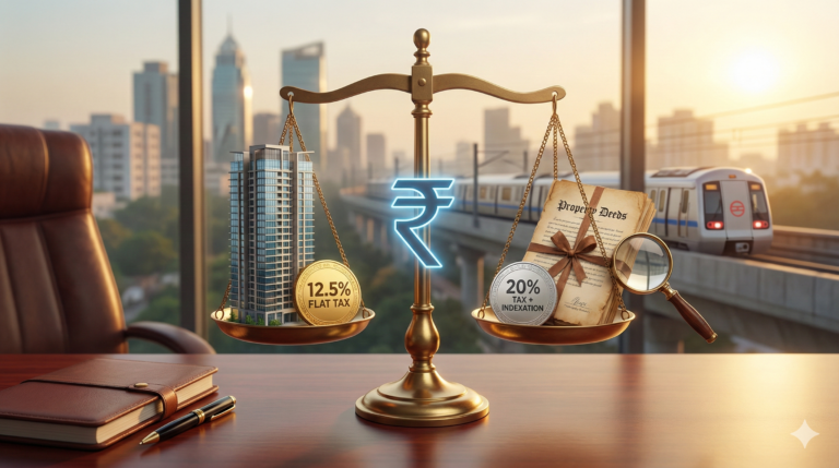 Capital gains tax on property sale in India