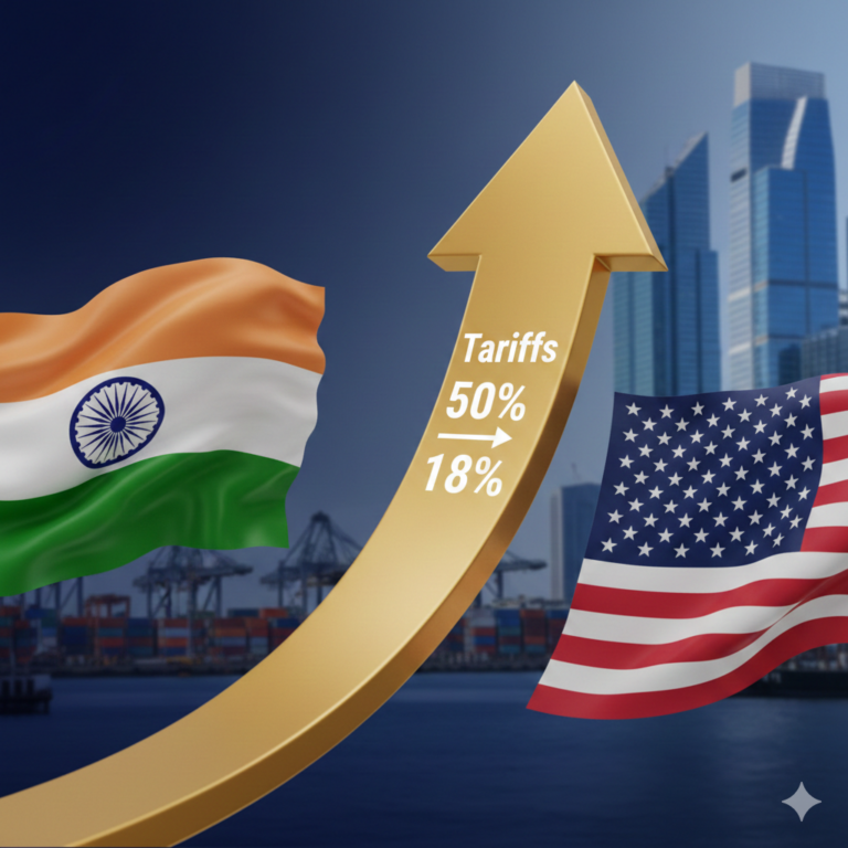 Explore the impact of the Feb 2026 India-US Trade Deal. Learn how the reduction to 18% tariffs and new tax holidays affect Indian exporters and Noida’s tech sector.