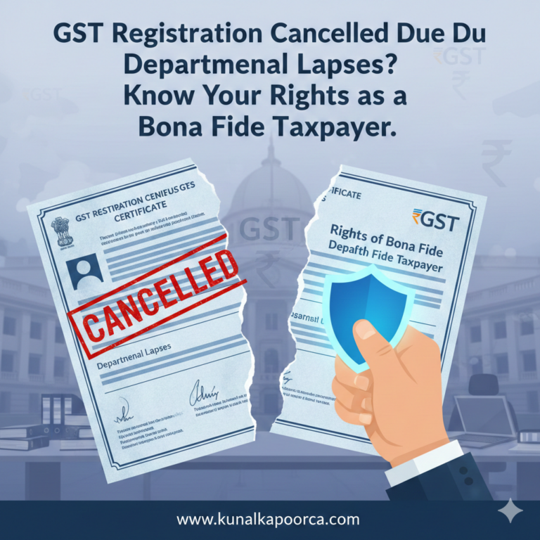 departmental lapses GST registration