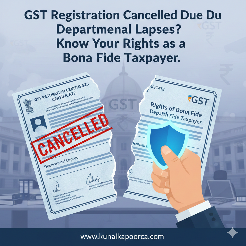 departmental lapses GST registration